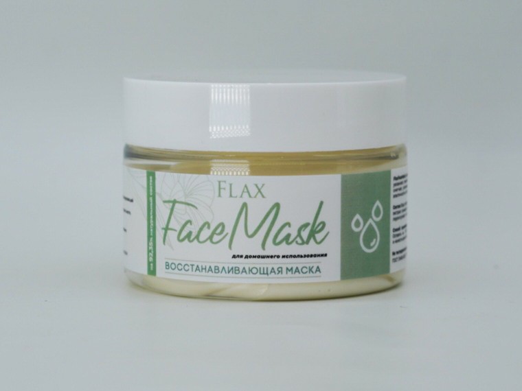 Восстанавливающая маска (для домашнего использования) FlaxFaceMask